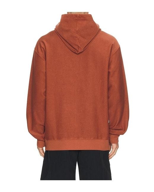 Legends Orange Fairfax Reverse Terry Hoodie for men
