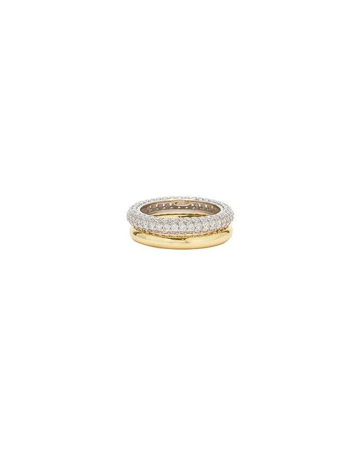 Shashi White Bree Ring Set
