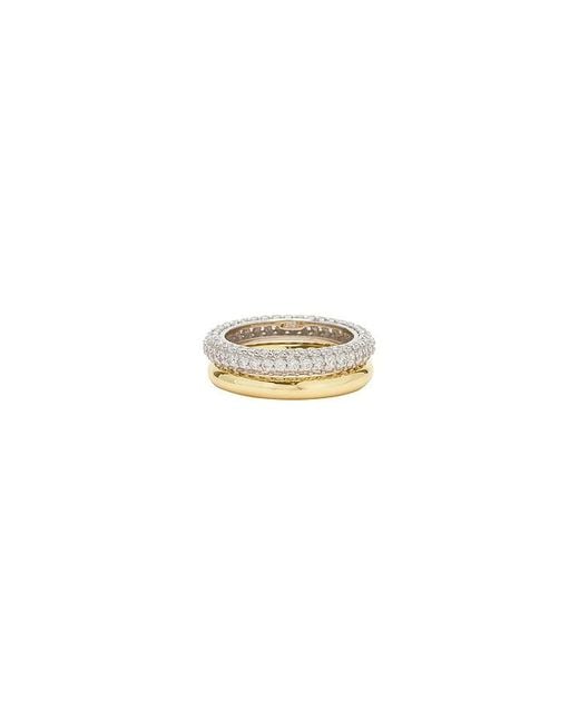 Shashi White Bree Ring Set