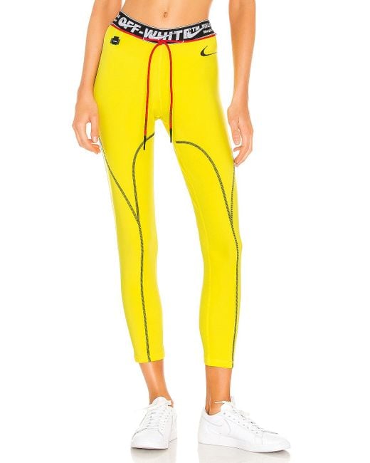 Nike Yellow Off-white X Women's Nrg Pro Tights