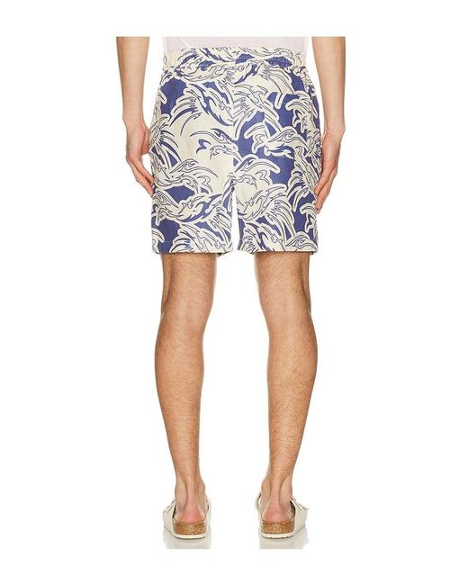 Oas Blue Porto Shorts for men