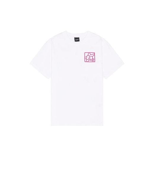 Huf White Cyberpunk Tee for men