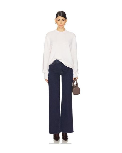 GOOD AMERICAN Blue Good Waist Palazzo Jeans