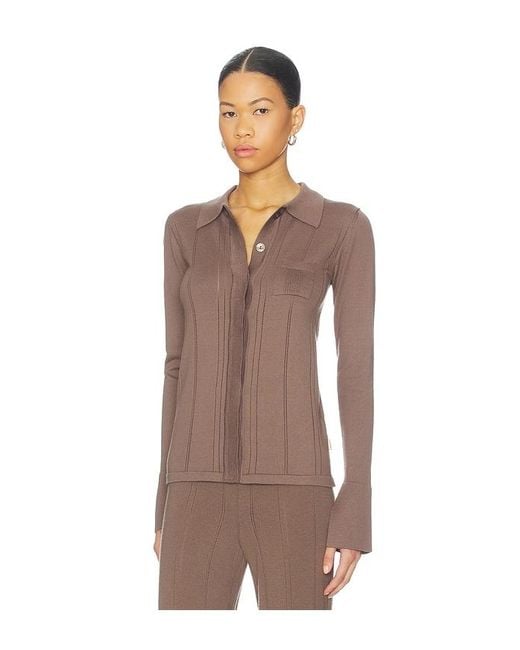 Remain Brown Light Knit Cardigan