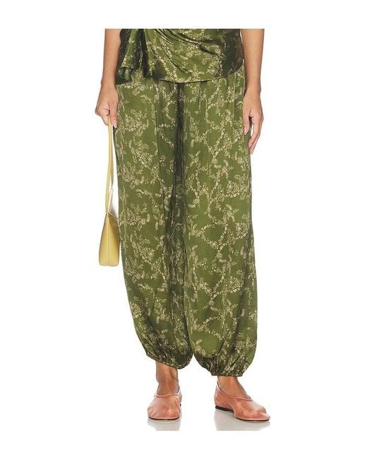 Amanda Uprichard Green Torrie Pants