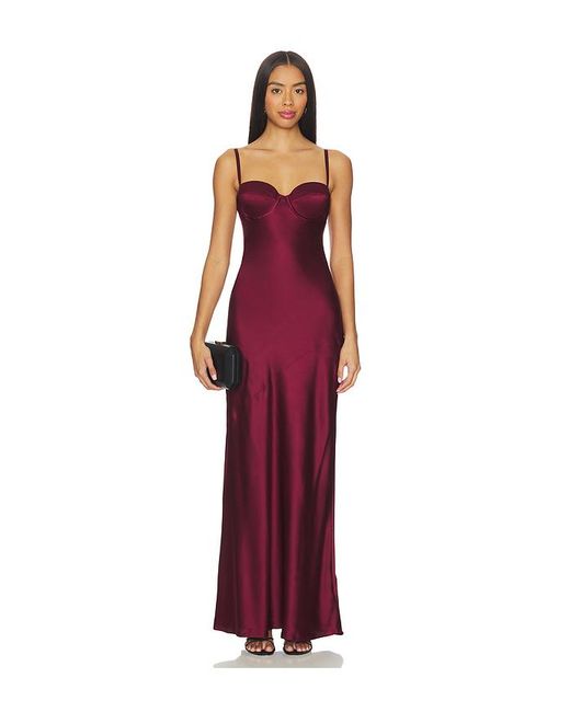 L'Agence Red Maxikleid Sayla