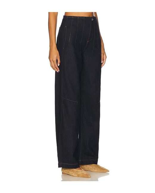 seventy + mochi Black Noah Wide Leg Jeans