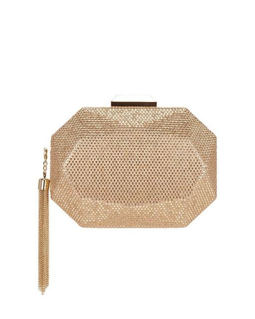 Olga Berg Natural Tilly Hotfix Clutch
