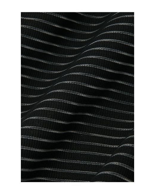 Halo Black Elastic Brace Mini Dress