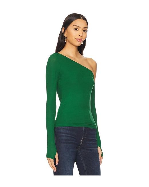 Top Un Hombro En Color Verde Talla En Michael Lauren de color Green