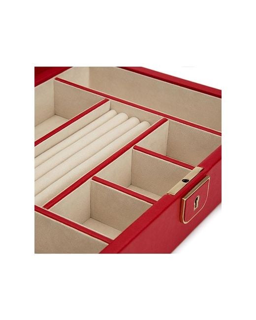 Wolf Red Palermo Medium Jewelry Box
