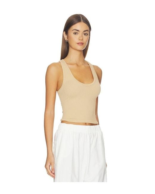 Free People White X Intimately Fp Clean Slate Tank