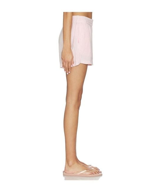 Bobi White Faux Fly Short