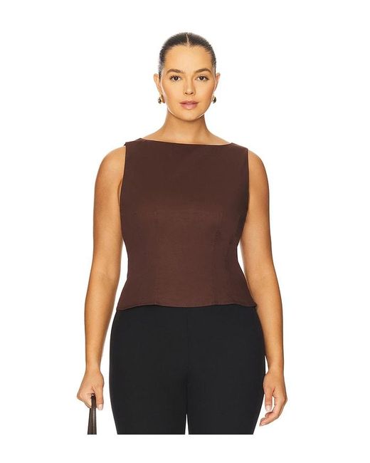 L'academie Brown Elsie Top