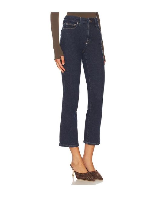 GOOD AMERICAN Blue Good Legs Straight Jeans