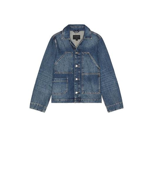 AllSaints Blue Mukesh Jacket for men