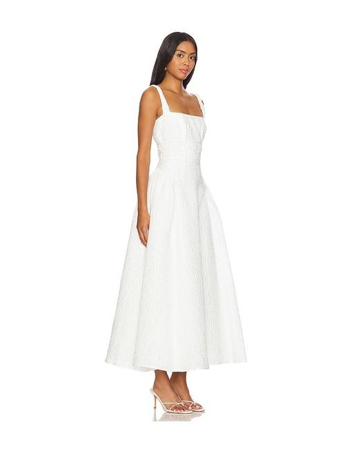 Rachel Gilbert White Sophy Strap Dress