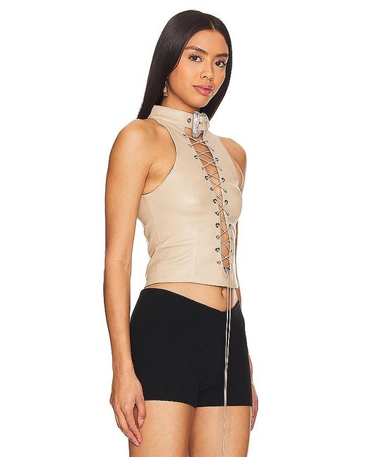 Poster Girl Calamity Corset Top Brocade Pleated Corset Buckle Top