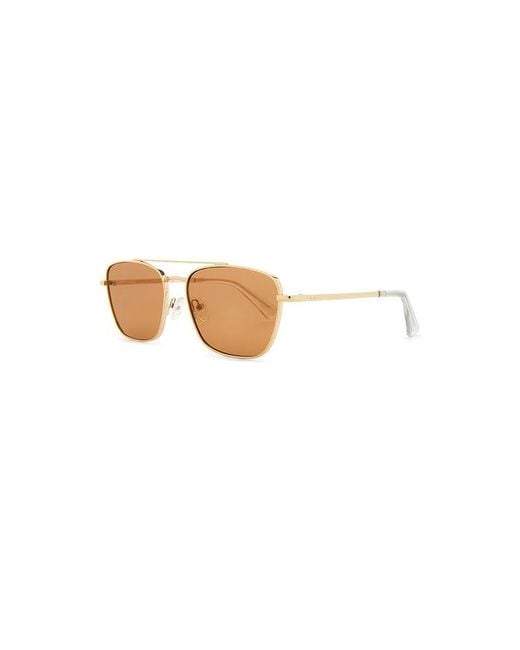 Le Specs White Diametric Ii Sunglasses