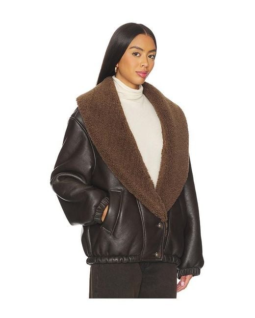 Blank NYC Brown Leather Jacket