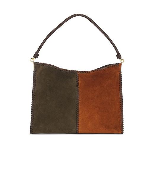 Veronica Beard Brown Colorblock Vida Bag