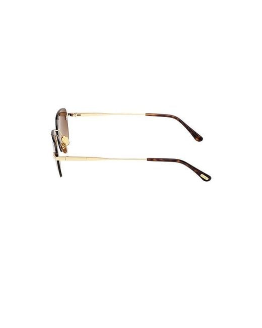 Tom Ford Brown Jake Metal Sunglasses for men