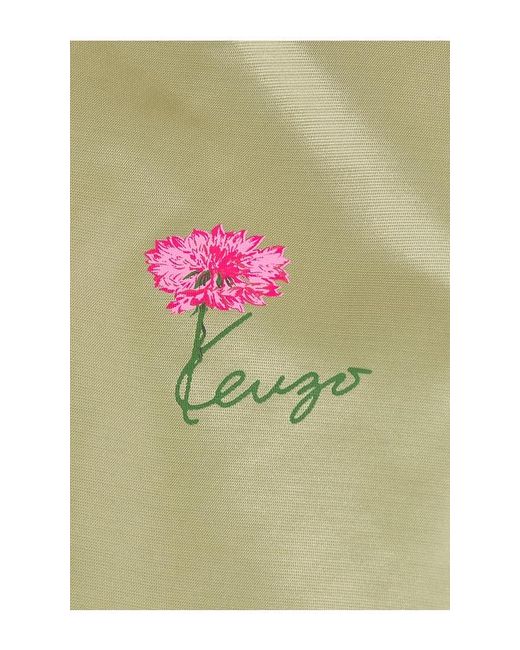 KENZO Green Tulip Windbreaker