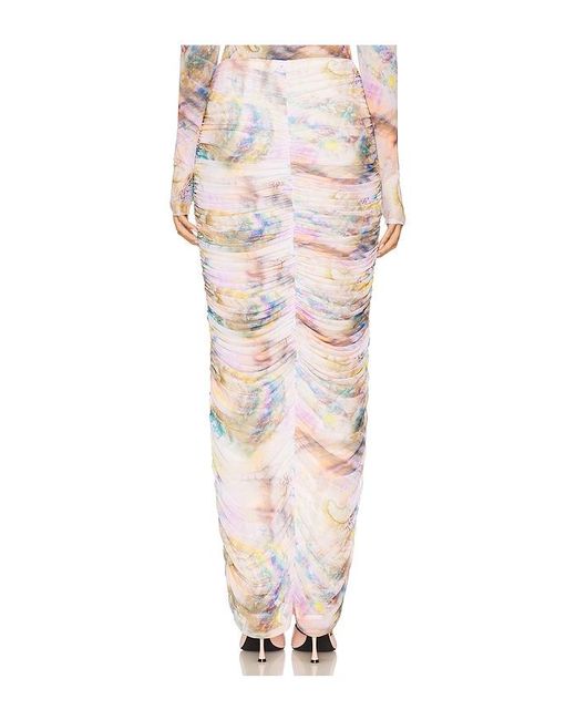 AFRM White Josie Skirt