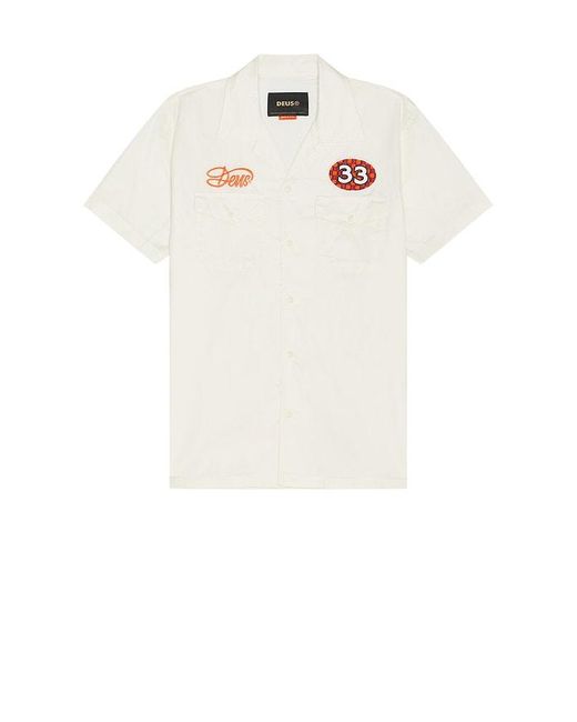 Deus Ex Machina White Foreman Shirt for men