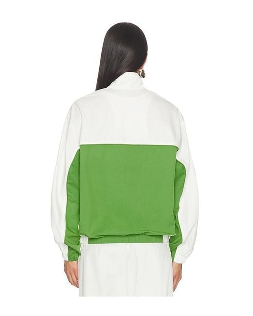 Lacoste White Relaxed Fit Twill Jacket