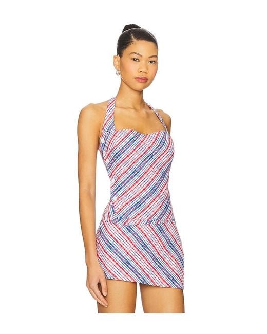 Frankie's Bikinis White Sterling Cotton Halter