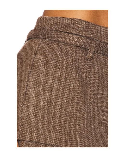Line & Dot Brown Belmont Skort