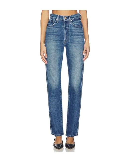Mother Blue The Tippy Top Utensil Sneak Jeans