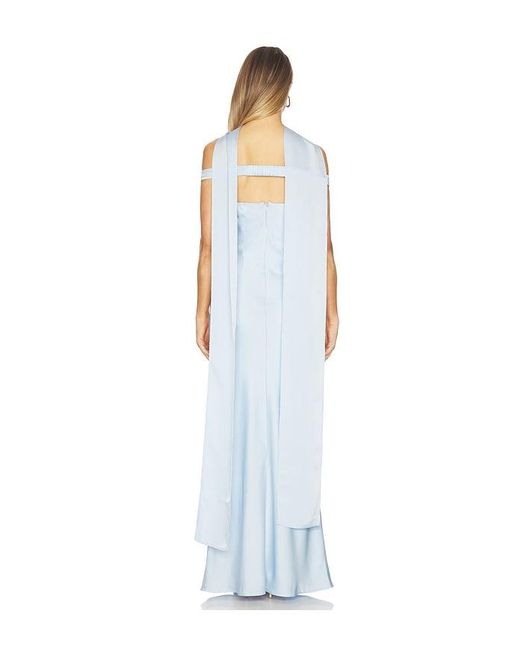 Runaway the Label White Raphaella Off Shoulder Maxi Dress