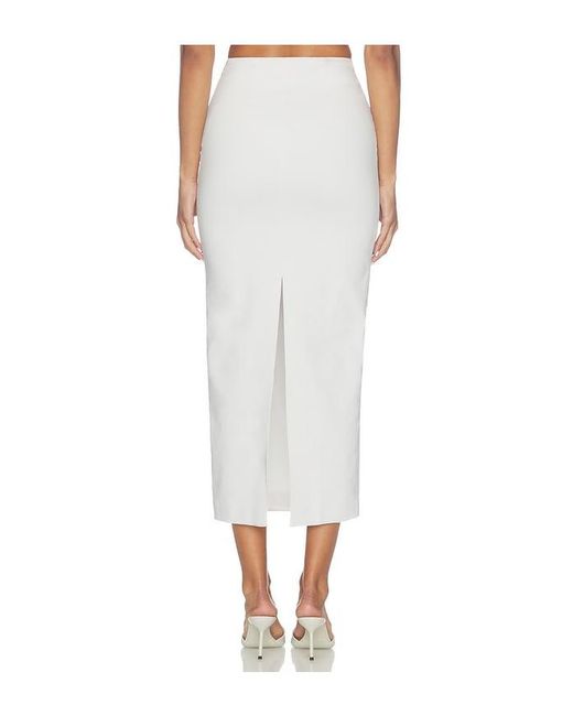 Camila Coelho White Daniela Maxi Skirt