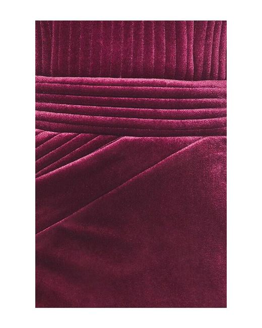 Zhivago Red Reine De Reinettes Velvet Gown