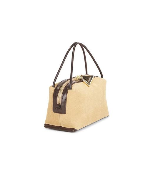 VERAFIED Natural Suede Cafe Mini Bag