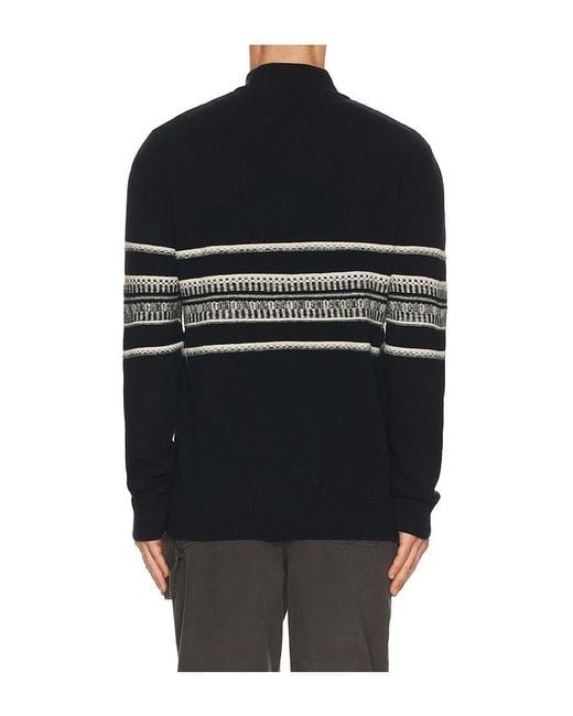 Barbour Black Kepwick Half Zip Jumper for men