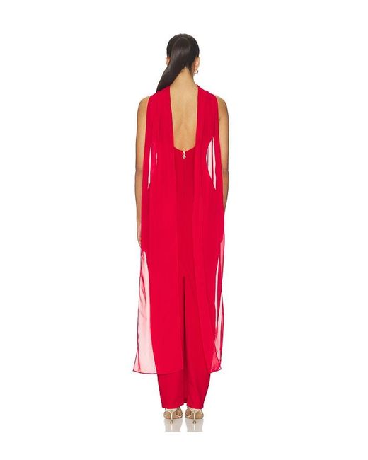 Nookie Red Martini High Neck Gown