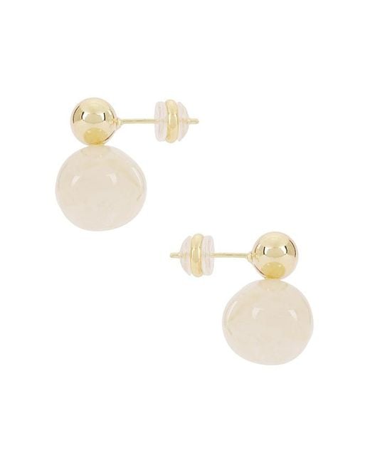 Shashi Alice ドロップイヤリング White