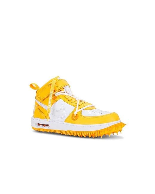 Nike Yellow Air Force 1 Mid Sp Leather for men