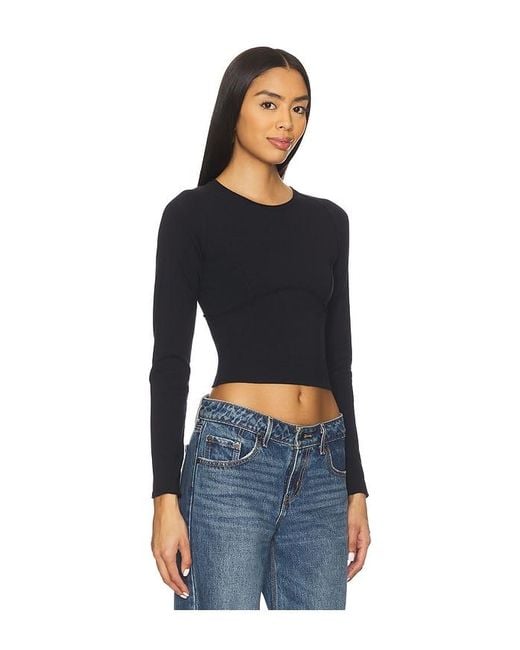 Free People Black X We The Free Protagonist Long Sleeve