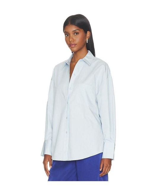 WAO White Poplin Button Up