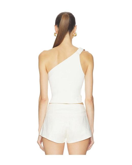 Cult Gaia White Valeria Top