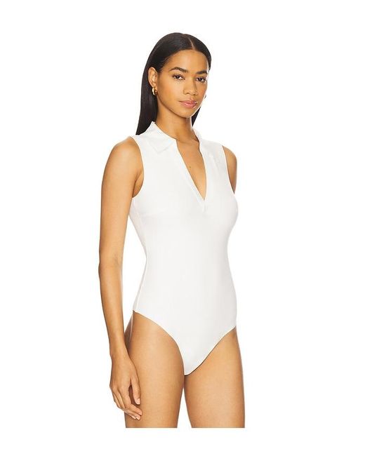 Commando Natural Sleeveless V-Neck Bodysuit