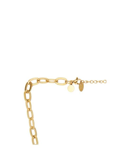 petit moments Brown Acrylic Link Necklace