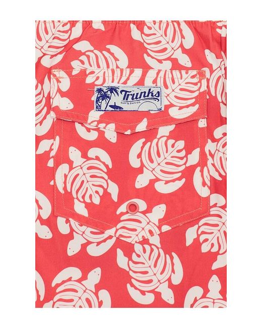 Trunks Surf & Swim Red Sano 6.5 Swim Short for men