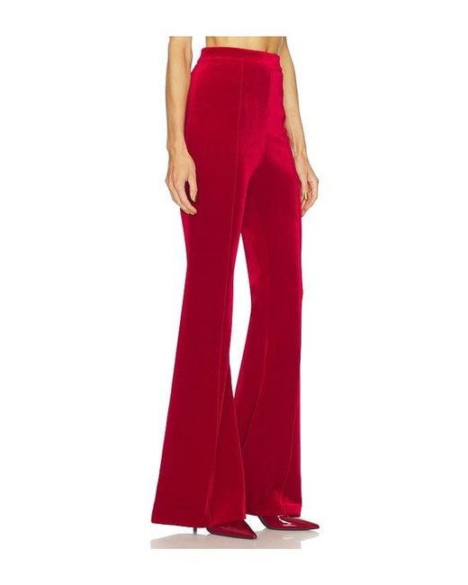 Nadine Merabi Red Beatrice Trousers