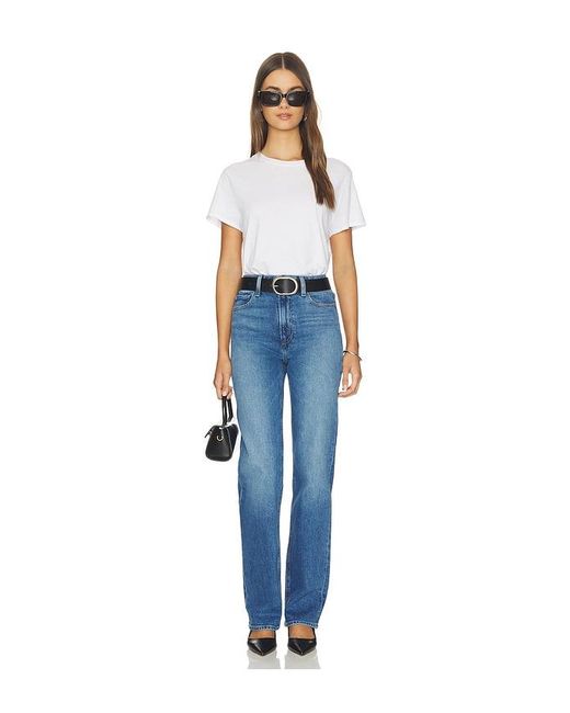 PAIGE Blue Stevie Straight Leg Jeans