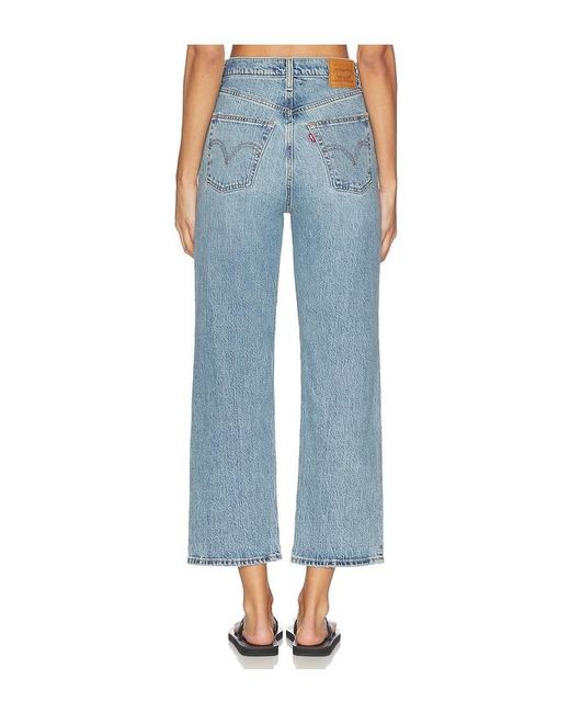 Levi's Blue Ribcage Straight Ankle